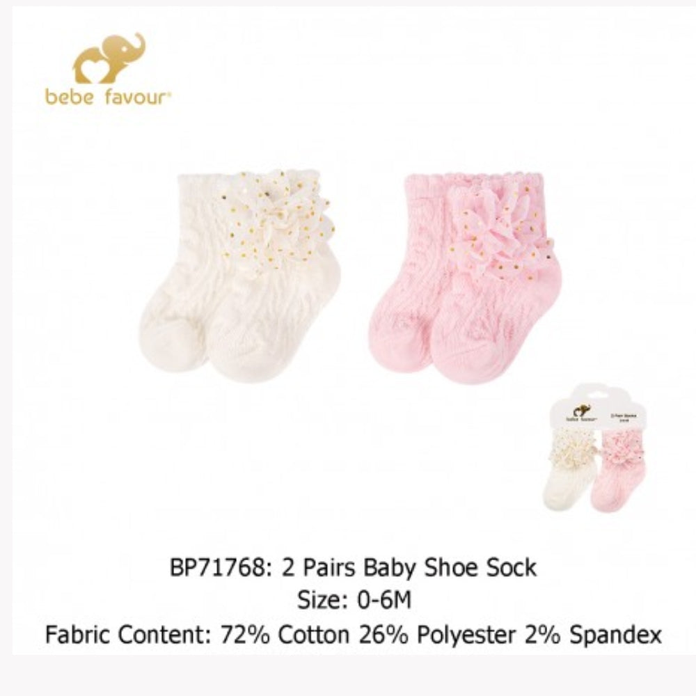 Medias Bebe Favour x 2 Pares