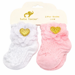 Medias Bebe Favour x 2 Pares