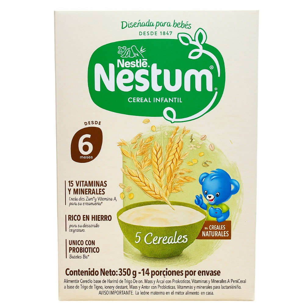 Cereal Nestum 5 Cereales x 350 g