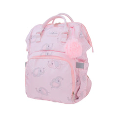 Pañalera morral Nube Luna Elefante Rosa