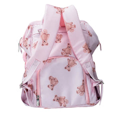 Pañalera morral Nube Luna Osos Rosa