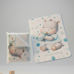 Plástico cambiador hipopótamo