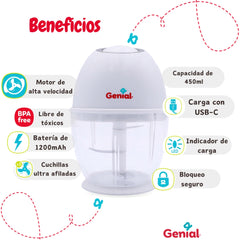 Procesador/Licuadora de Alimentos genial