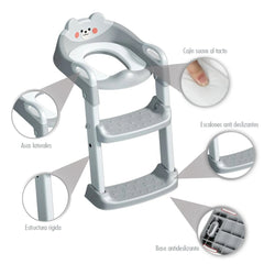 Reductor de baño con escalera