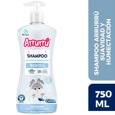 Shampoo Arrurru Suavidad y humectación x 750 ml