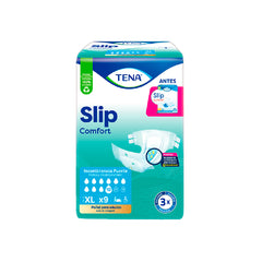 Pañales Tena Slip Comfort Talla XL x 9 Unds
