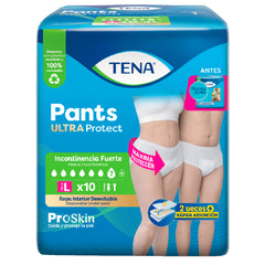 Pañales Tena Pants Talla L x 10 Unds