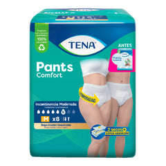 Pañales Tena Pants Clasic Talla M x 8 Unds