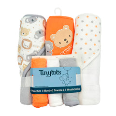 Toalla x 3 + 3 Babitas TinyTots