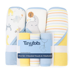 Toalla x 3 + 3 Babitas Tinytots