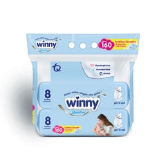 Toallitas Winny Sensitive x 160 Unds