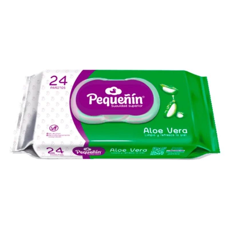 Toallitas Pequeñin Aloe Vera x 24 Unds