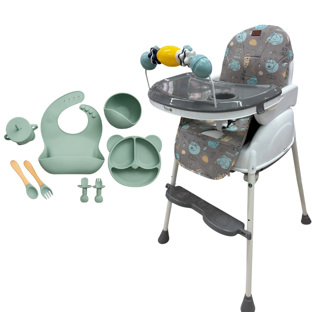 Silla comedor Shine 3 en 1 Promo con vajilla