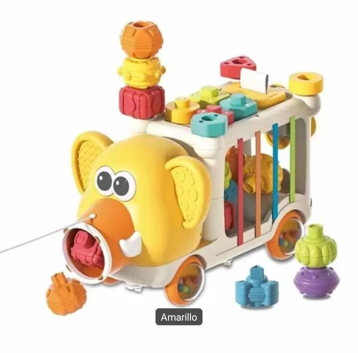 Didáctico Carrito Elefante