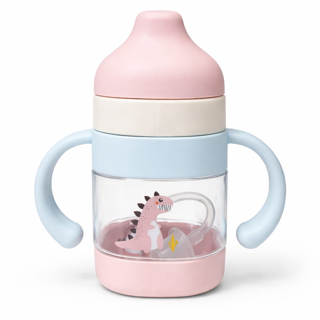 Vaso con boquilla y asas