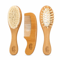 Set de Cepillos de Madera Only Baby