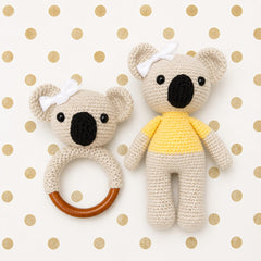 Sonajero y Peluche de Apego (Amigurumi)