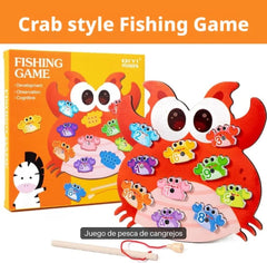 Juego de Pesca Didáctico en Madera