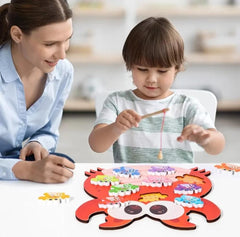 Juego de Pesca Didáctico en Madera