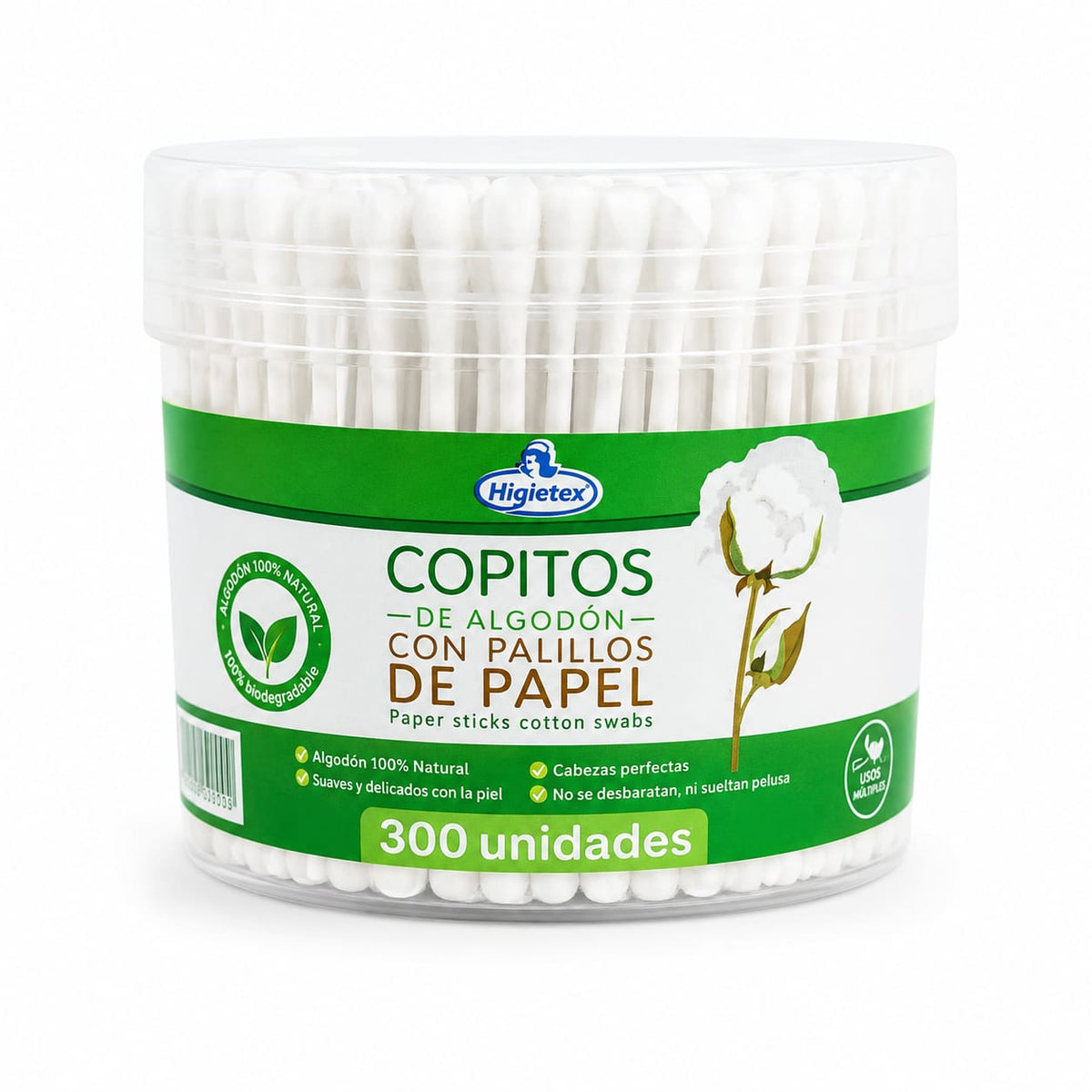 Copitos de Algodón – 300 Unidades