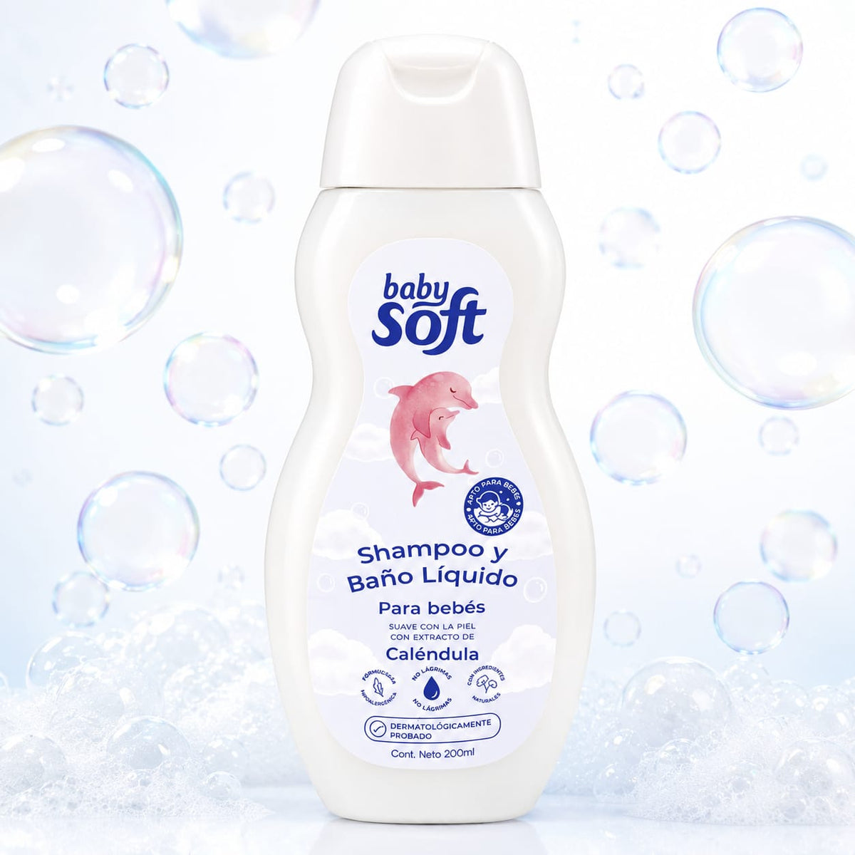 Baby Soft Shampoo y Baño Líquido 200ml