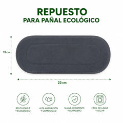Repuesto para Pañal Ecológico x 5 Unds.