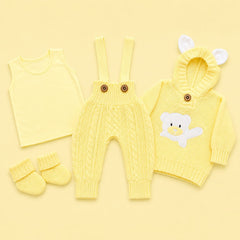 Conjunto Tejido para Bebé 4 Piezas