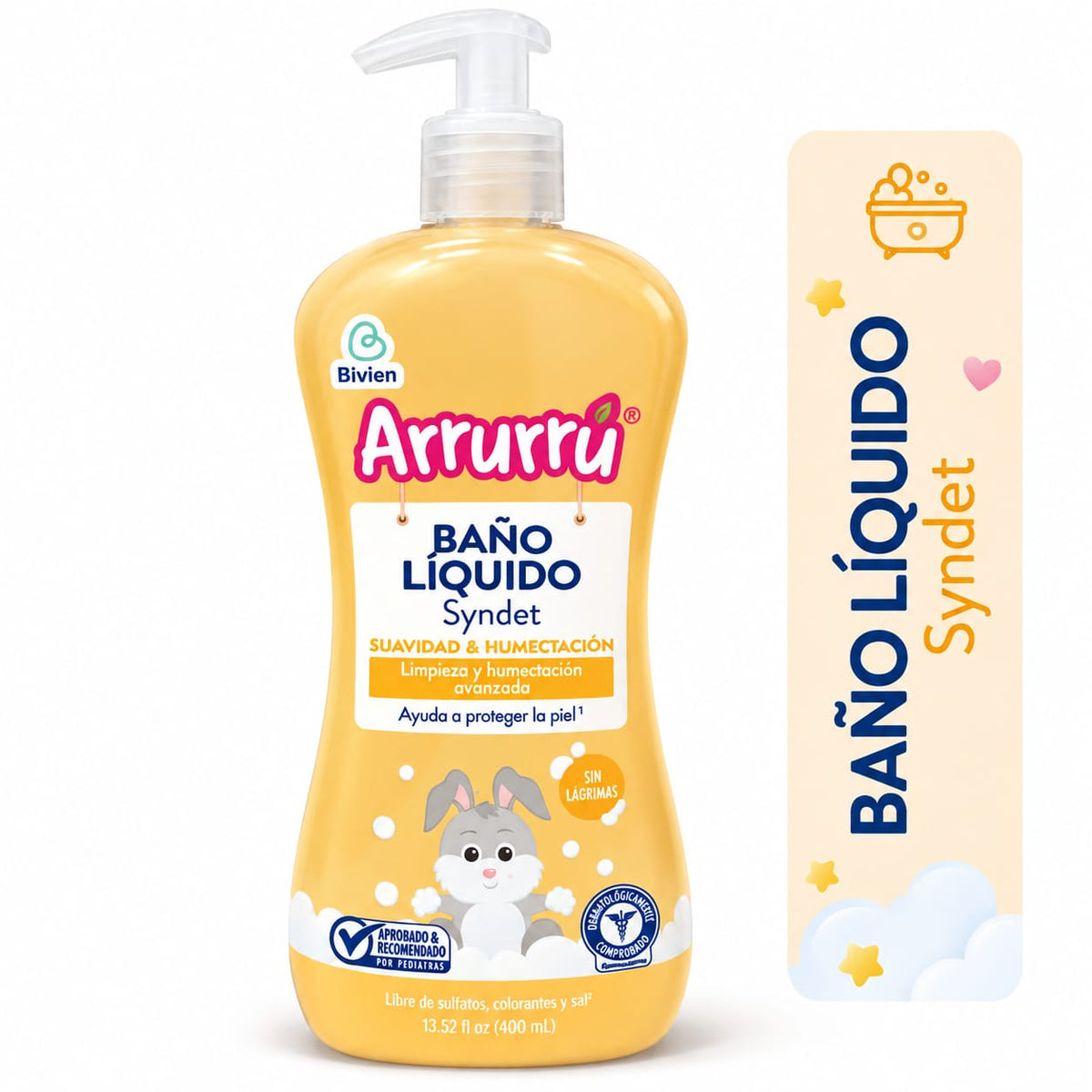 Baño Líquido Arrurrú Syndet 400 ml