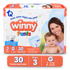 Pañales Winny Pants etapa 3/G x 30 Unds