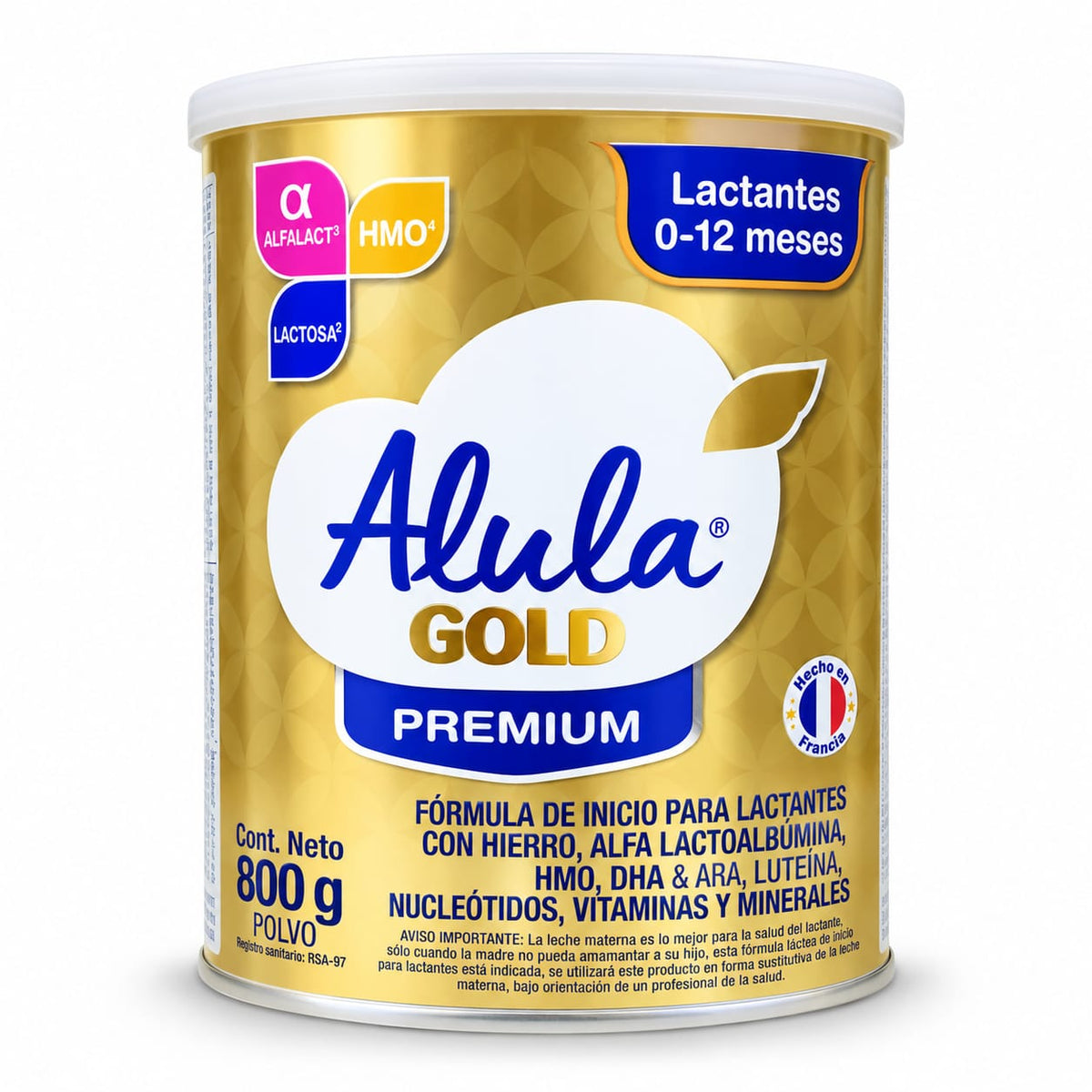 Alula Gold Premium 0 a 12 meses x 800 g
