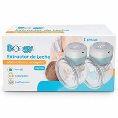 Extractor de Leche Manos Libres Recargable Boogy – Set x2