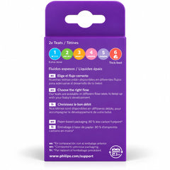 Chupa para Tetero Avent Natural Response x 2 unds nivel 6