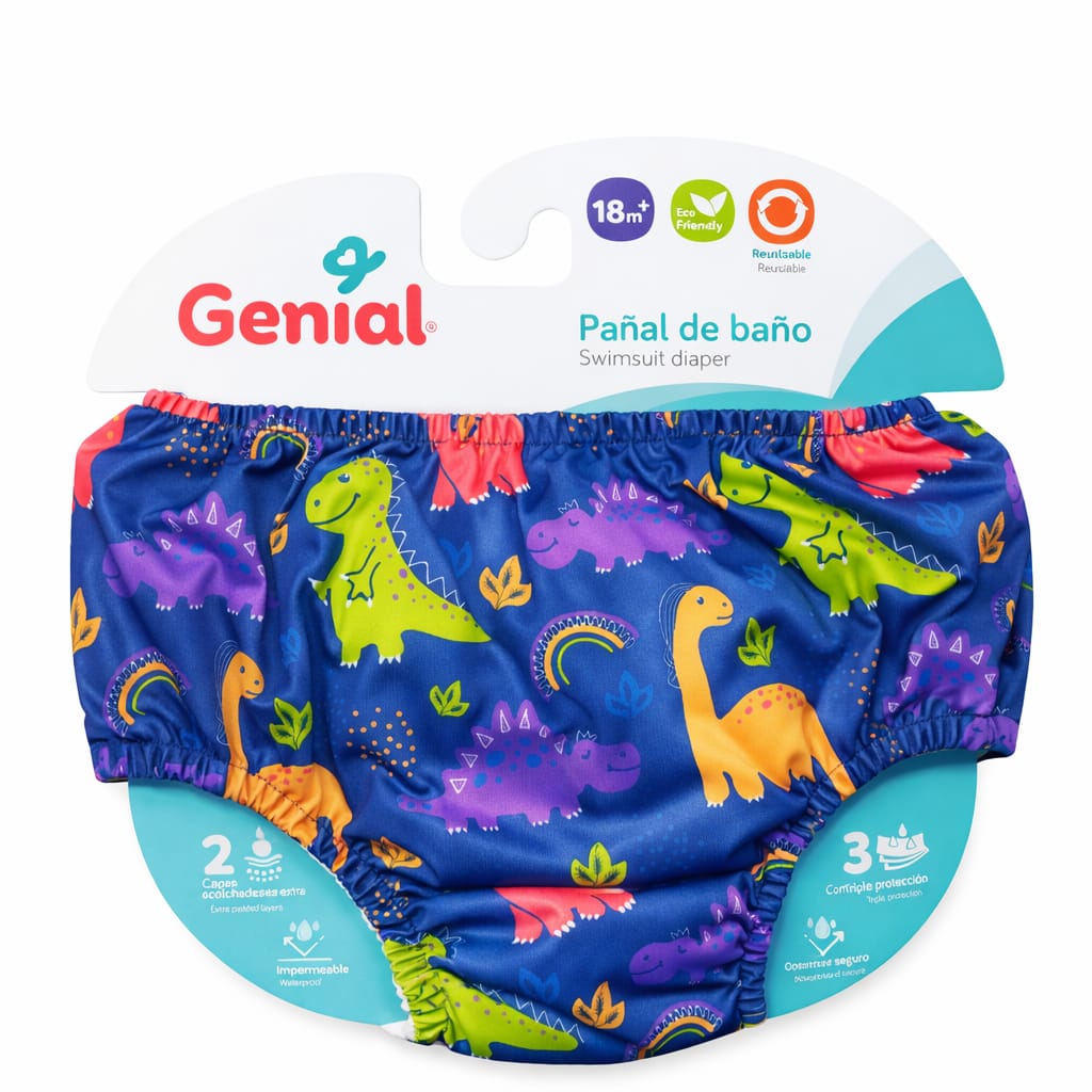 Pañal de Baño Reutilizable Genial para Bebé