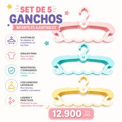 Set de Ganchos x5 Unidades