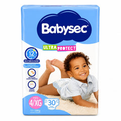 Pañales Babysec Etapa 4/XG X 30 Unds.