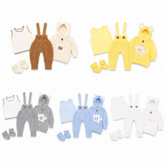 Conjunto Tejido para Bebé 4 Piezas