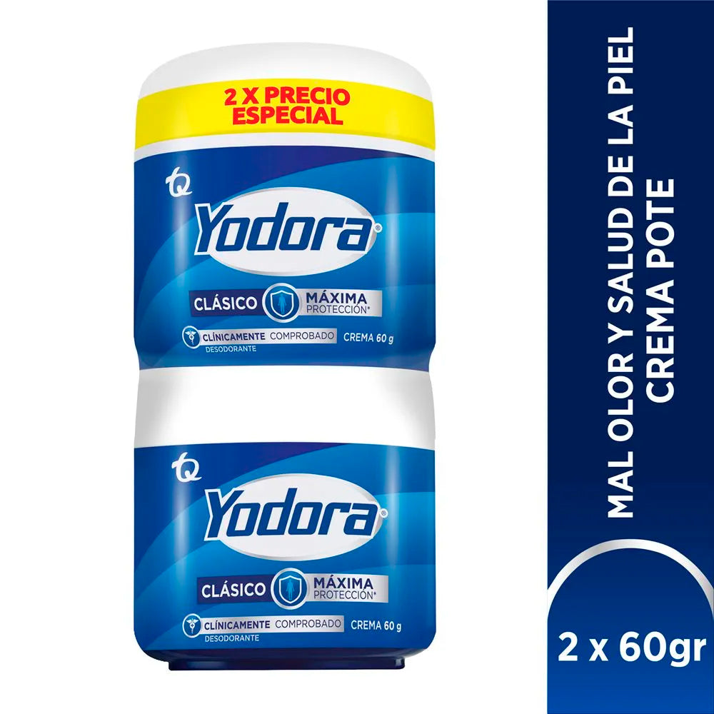 Crema antipañalitis Yodora 60 +60 g