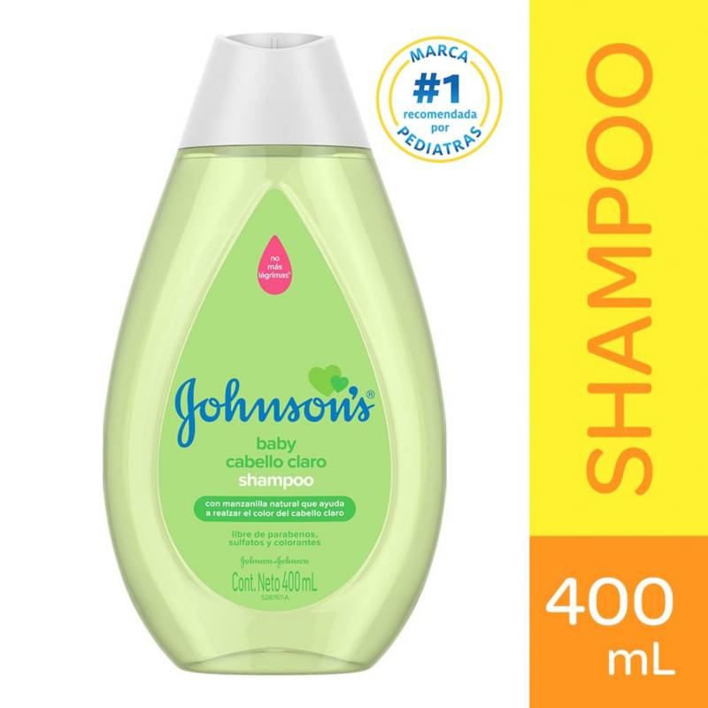 Shampoo Johnsons Cabello claro x 400 ml