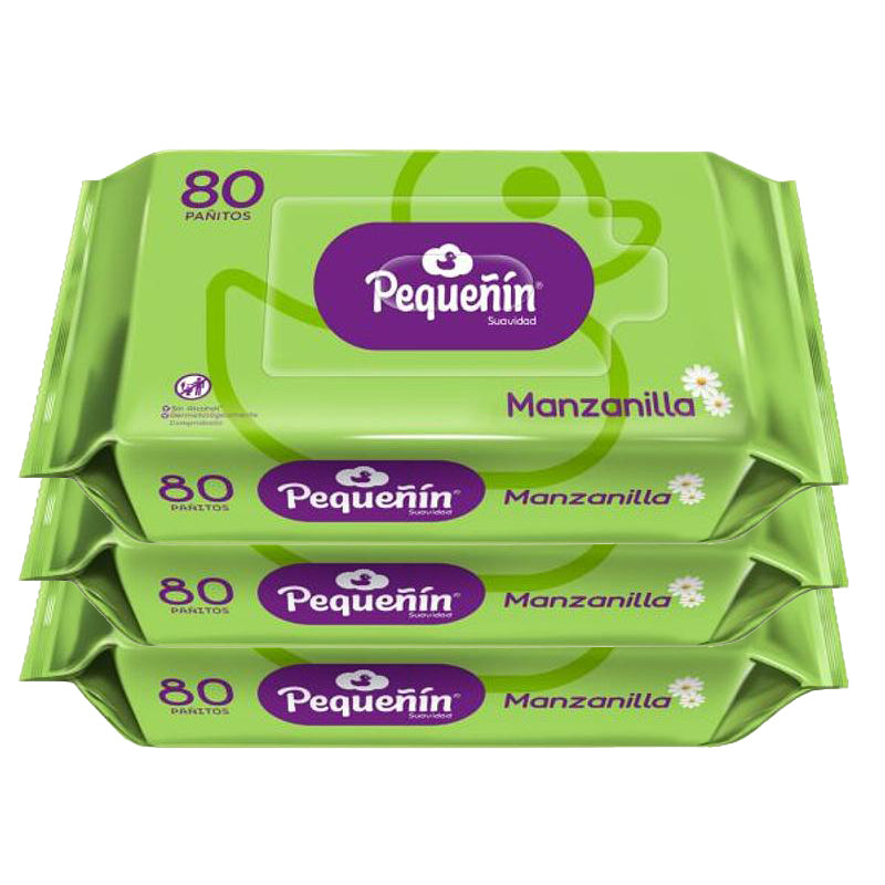 Toallitas Pequeñin Manzanilla x 240 Unds