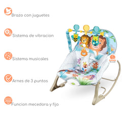 Silla mecedora y vibradora