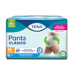 Pañales Tena Pants Clasic Talla M x 16 Unds