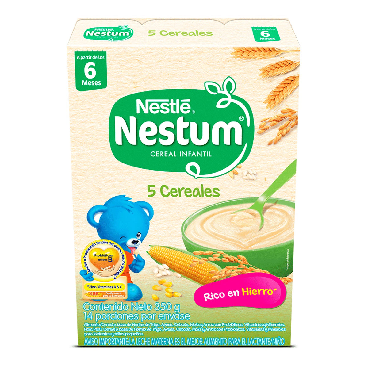 Cereal Nestum 5 Cereales x 350 g