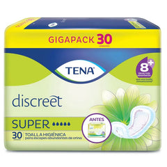 Toallas Tena Discreet Super x 30 Unds