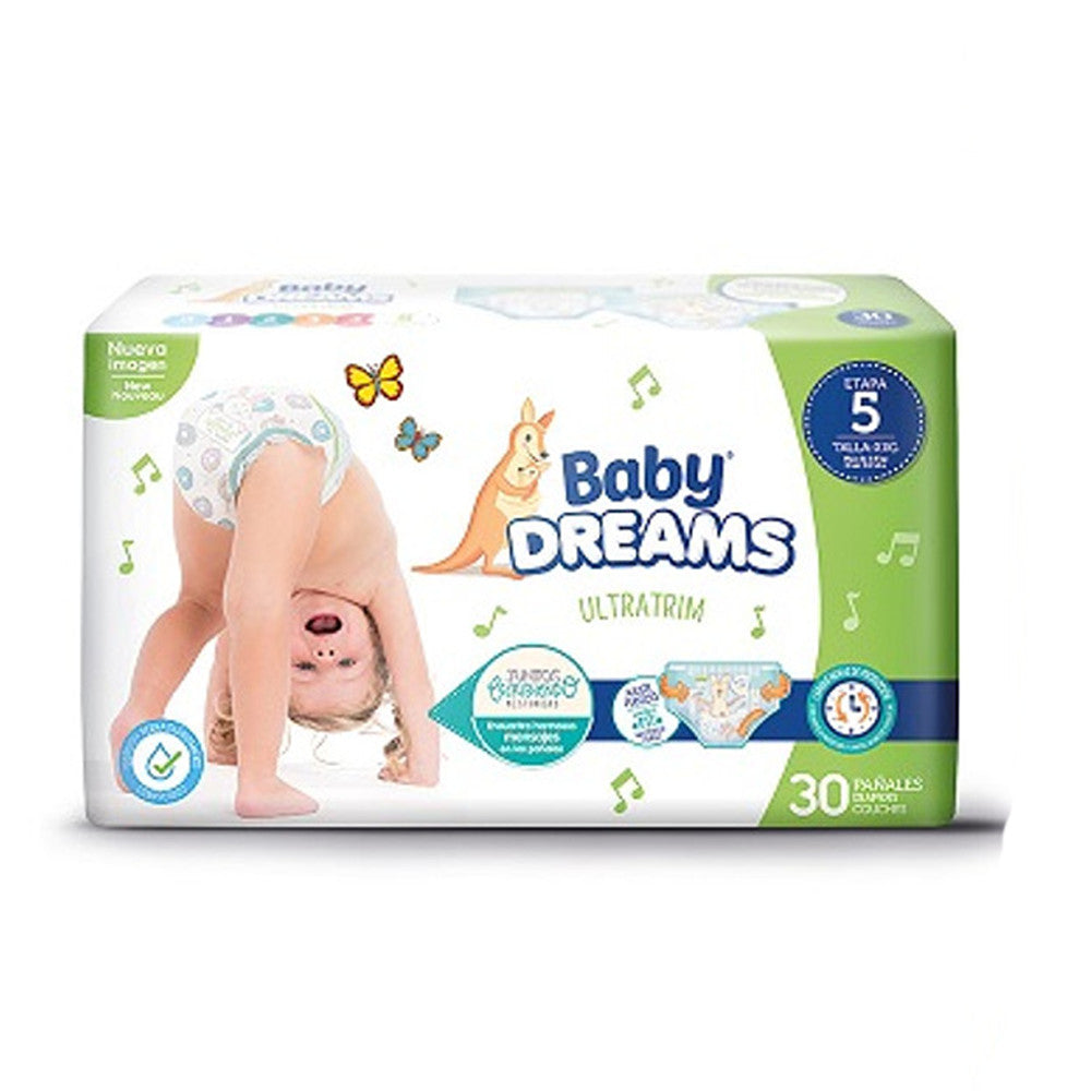 Pañales Baby Dreams  Etapa 5 x 30 Unds