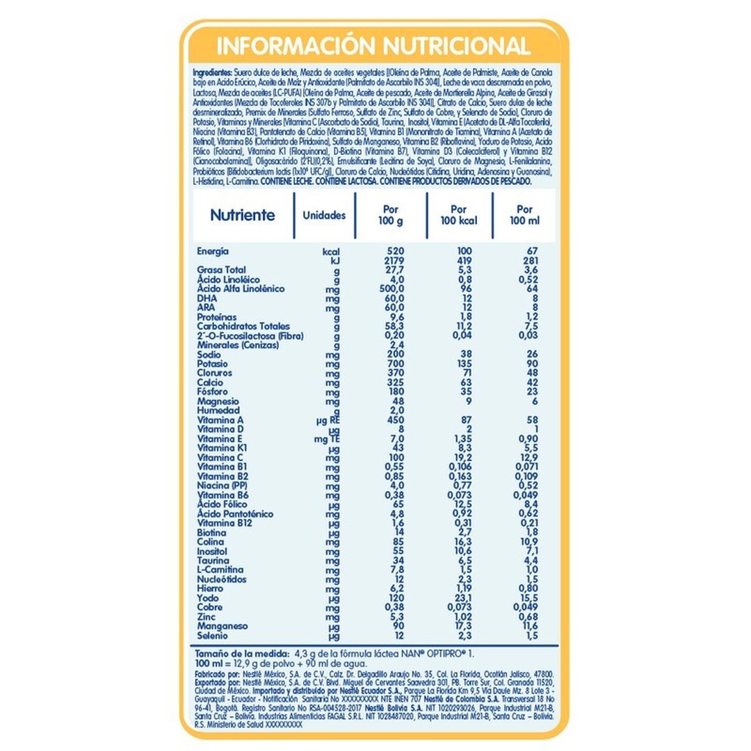 Nan 1 Optipro Hmo If Bib 1400g