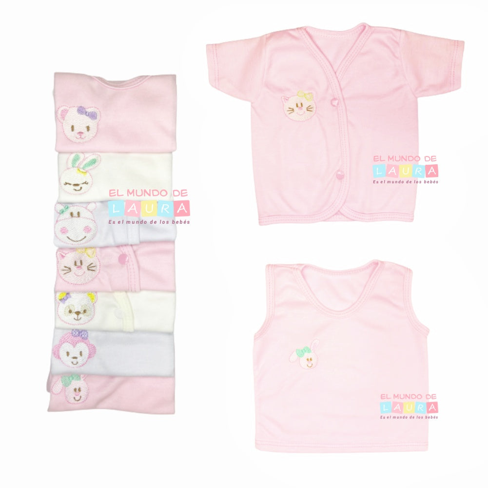 Semanario Bienvenido bebé x 7 camisitas